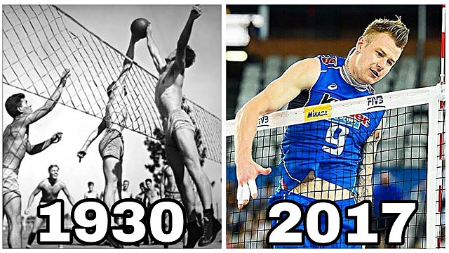 VOLEIBOL 1930 "CONSIDERADO JUEGO DE ENTRETENIMIENTO"