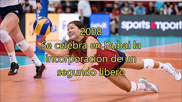 VOLEIBOL 2008 "INCORPORACIÓN DE UN SEGUNDO LÍBERO RESERVA"