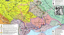 Timeline: Українські землі наприкінці 50-х років XVII - на початку XVIII століття