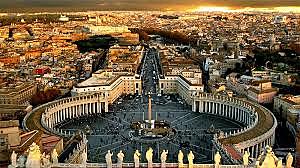 Construcció de la plaça de sant Pere del Vaticà