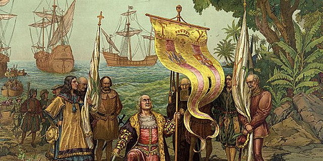 Ο Κολόμβος φτάνει στην Αμερική