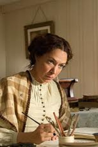 Louisa starts writing "Little Women"