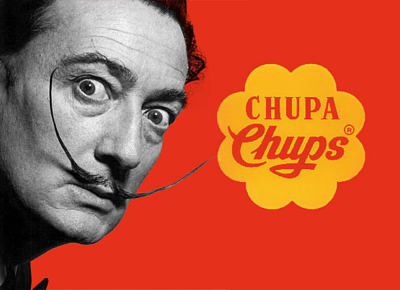 el desenò el logo de Chupa Chups