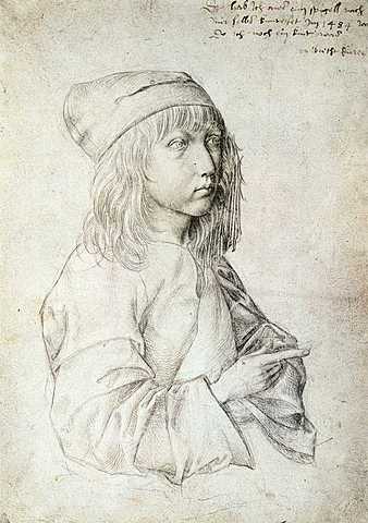 first self-portrait, Dürer