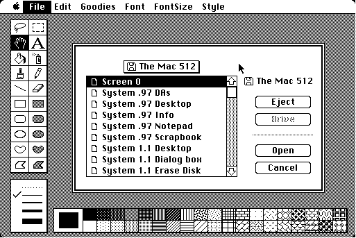 The Macintosh "System 1"