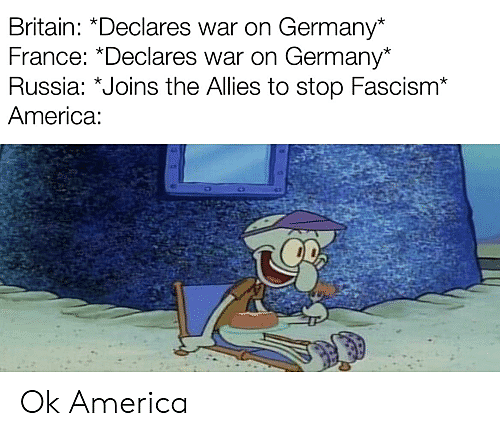 France and Great Britain declare war on Germany.