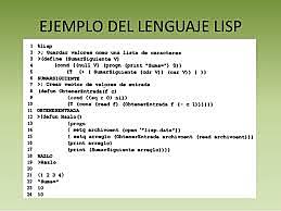 Lenguaje LISP