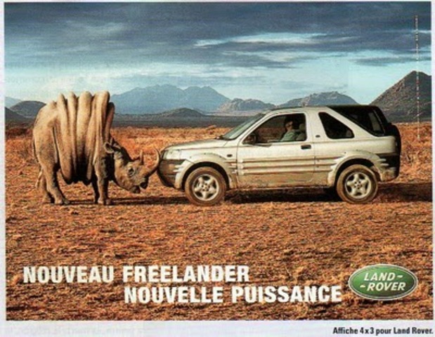 Affiche publicitaire Freelander - Land Rover