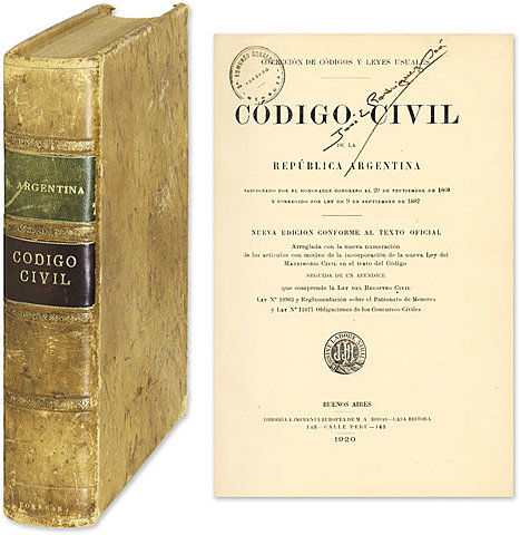 Sanción del Código Civil