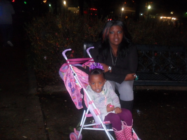 Bringing in 2011  downtown with my family