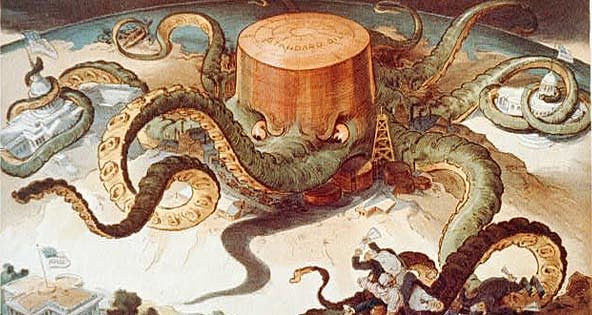 Standard Oil monopoly is broken up