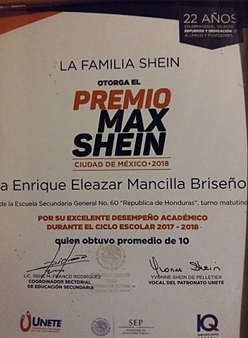I won the Max Shein Award and a trip to Guanajuato