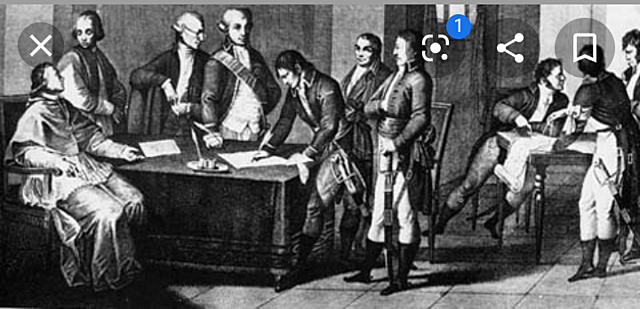 Napoleòn firma un tratado