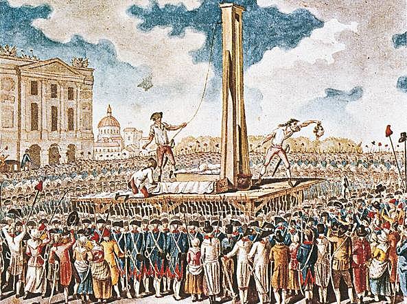 Robespierre viene ghigliottinato