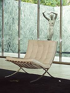 La silla Barcelona, Mies van der Rohe
