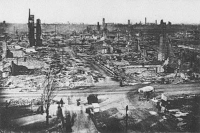 Escola de Chicago, el incendi