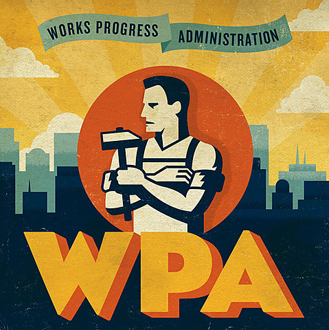 The Works Progress Administration puts Americans to work.