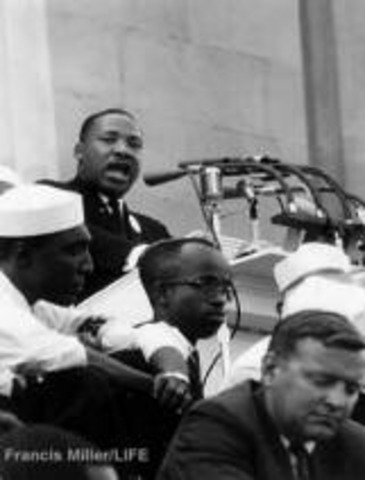 Martin Luther King Jr. gives “I Have a Dream” speech.