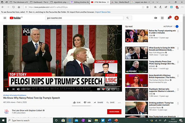 #23. The Late Show. Why Nancy Pelosi ripped up Trump's speech (Recommendation No. 1)