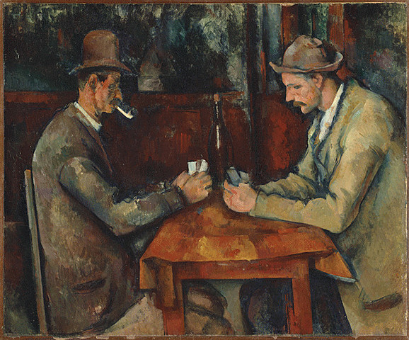 I GIOCATORI DI CARTE (PAUL CEZANNE)