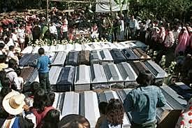 Matanza de Acteal, Chiapas.