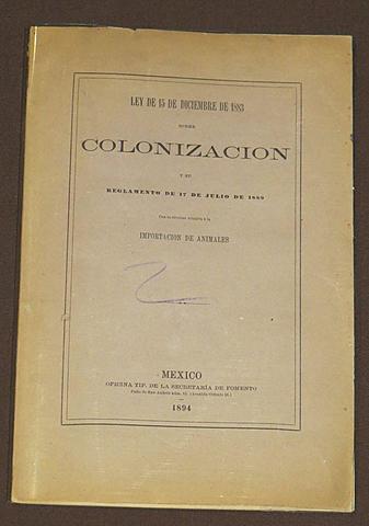 Ley de Colonización