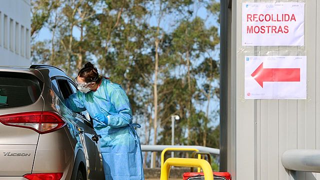 Test de Covid -19 en el coche