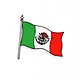 Sticker bandera mexicana