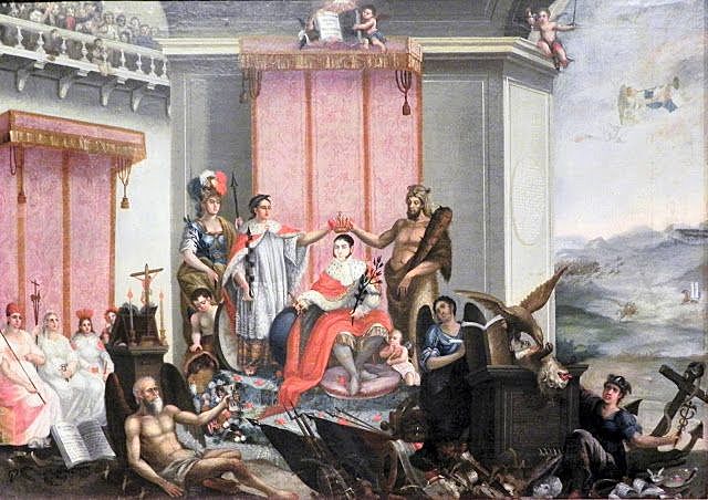 Coronación de Agustin de Iturbide.