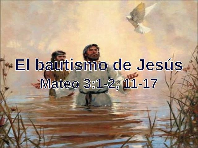 Bautismo de Jesús