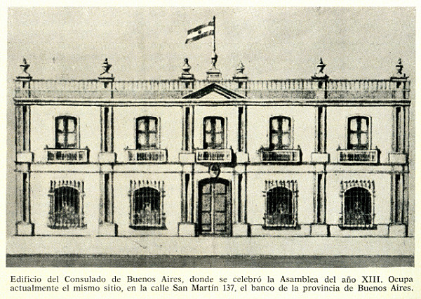 Creación del consulado de Buenos Aires.