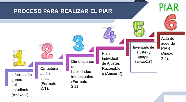 Proceso para realizar el PIAR