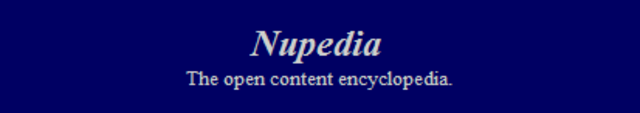 Nupedia is Founded