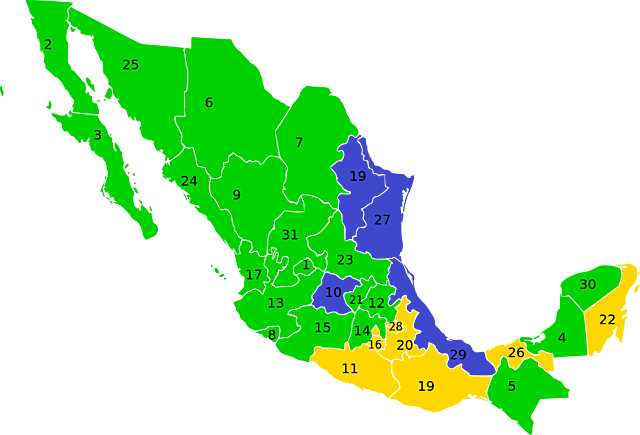 Las elecciones federales de  México