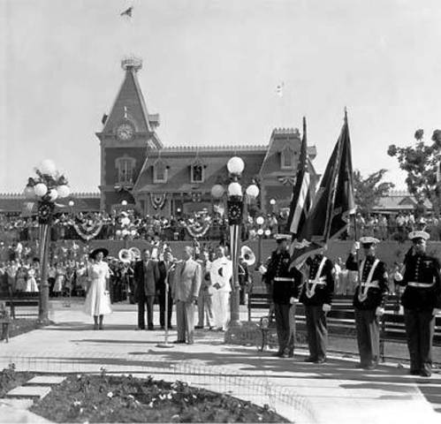 Disneyland opens