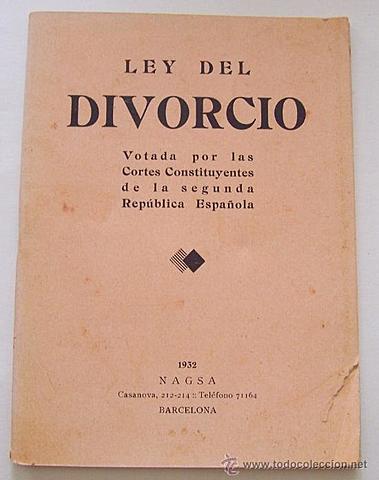 Ley española de Divorcio