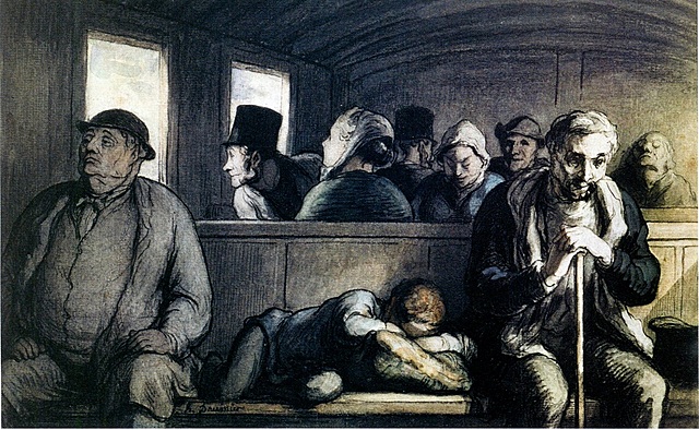 Daumier: El vago de la tercera classe