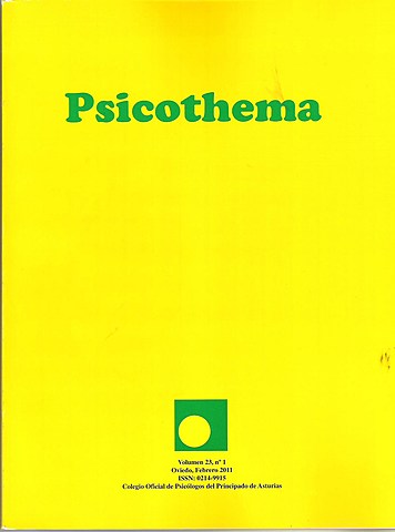 Fundación de la Revista Psicothema patrocinada por la Delegación Norte del COP.