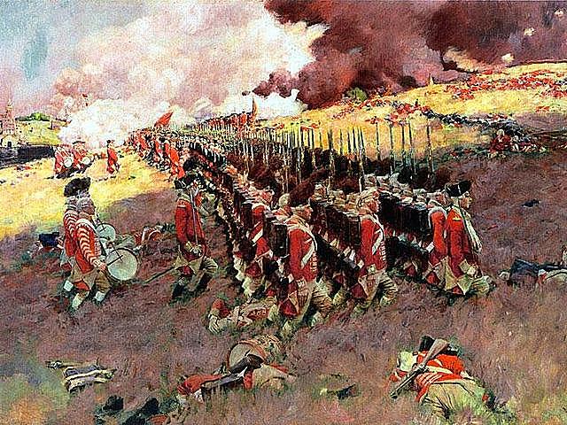 Derrota de las casacas rojas inglesas por George Washington en Yorktown