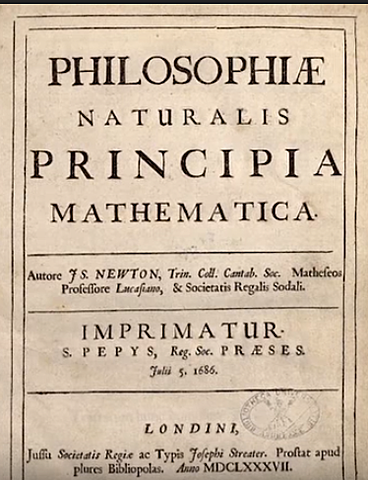 Ley de la gravitación universal.