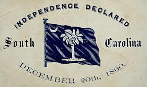 South Carolina secedes from the Union