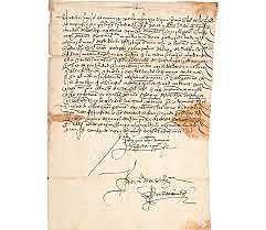 Escrito de Fray Juan De Zamárraga