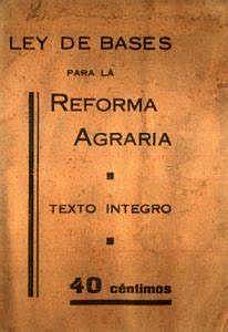 Ley de Bases para Reforma Agraria