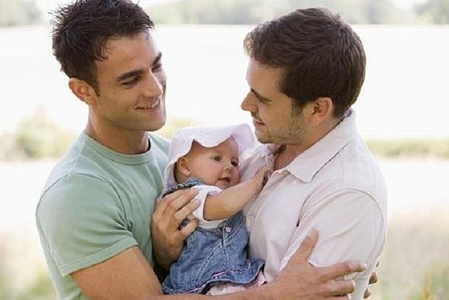 Aceptación de padres adoptivos homosexuales.