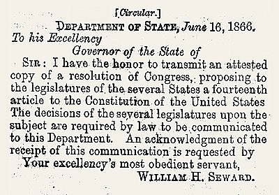 14th ammendment ratified