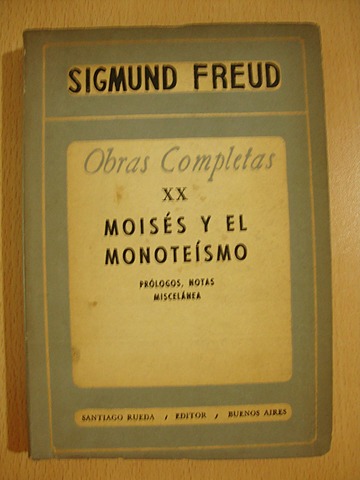 Fred deja la obra Moises y el Monoteismo.