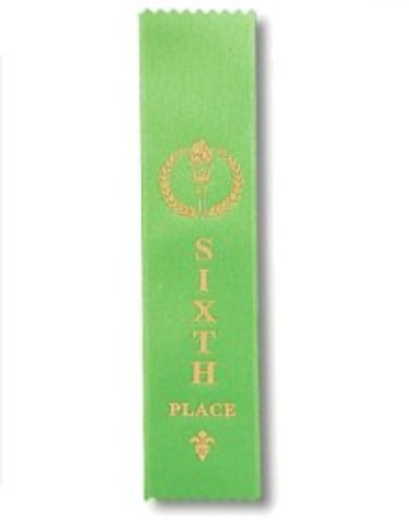 Won 6th place ribbon in track and field