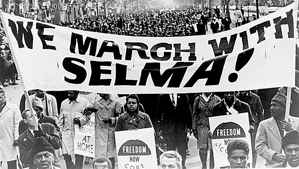 March from Selma, Alabama - BLACK
