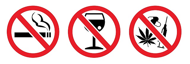 7. Evita el consumo de drogas y alcohol