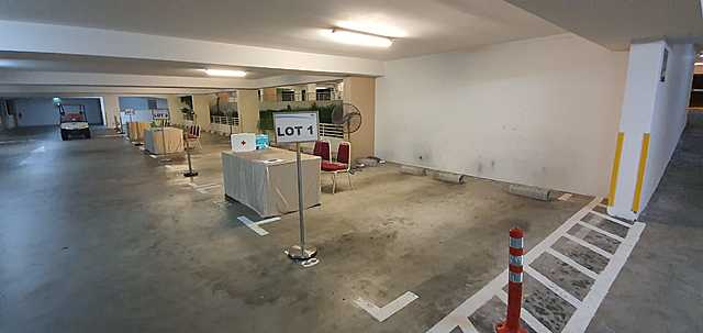 Set up of Screening Area